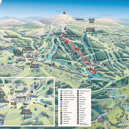 3 Bedroom Ski&bike Fjellandsby Lägenhet Hafjell