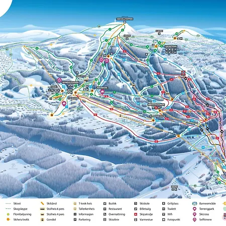 3 Bedroom Ski&bike Fjellandsby Lägenhet *