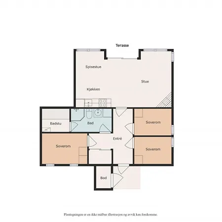 3 Bedroom And Bike Fjellandsby 아파트 *